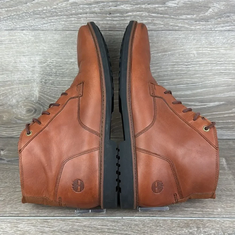 Timberland Lafayette Park Men’s Sz 10.5 Brown Leather Lace Up Chukka Boots